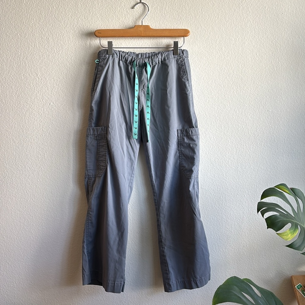 MC2 Med Couture Women's 'MC2' Layla Scrub Pant, Color Steel Blue, Size Small